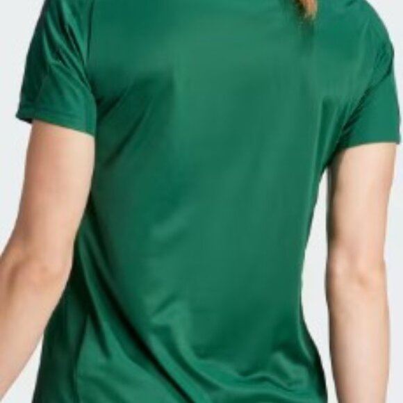 ADIDAS Women's TIRO 24 Prime Blue Aeroready Jersey in Dark Green Sz LARGE - Picture 7 of 7